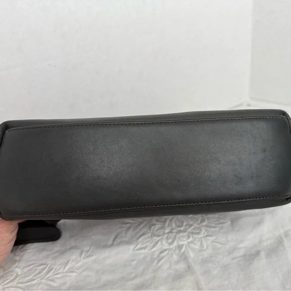 Vintage Coach 9059 RARE GRAY shoulder bag hobo shoulder bag nickel hardware - Picture 6 of 10